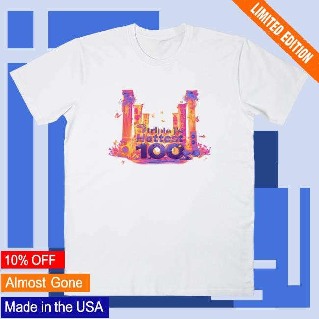 Triple J Store Hottest 100 2024 White Basketball Jersey