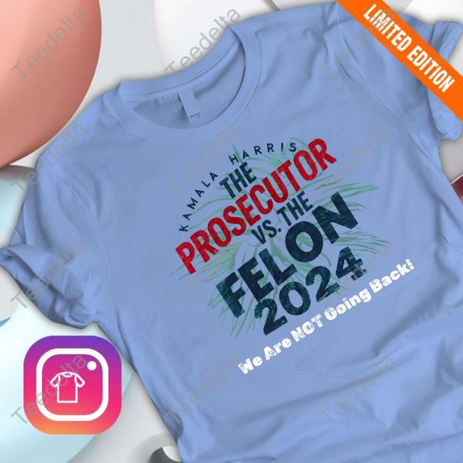 Kamala Harris Is The Prosecutor Vs. The Felon 2024 Hoodie