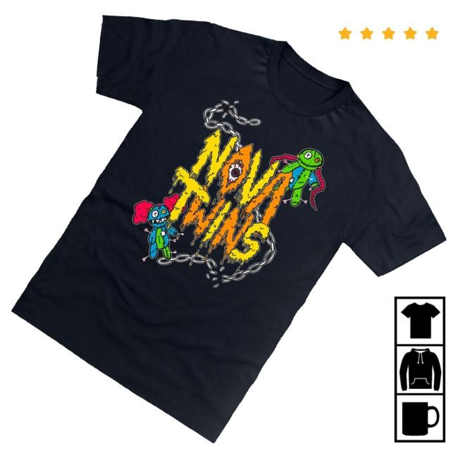 Official Nova Twins Merch Voodoo Dolls Black Shirt