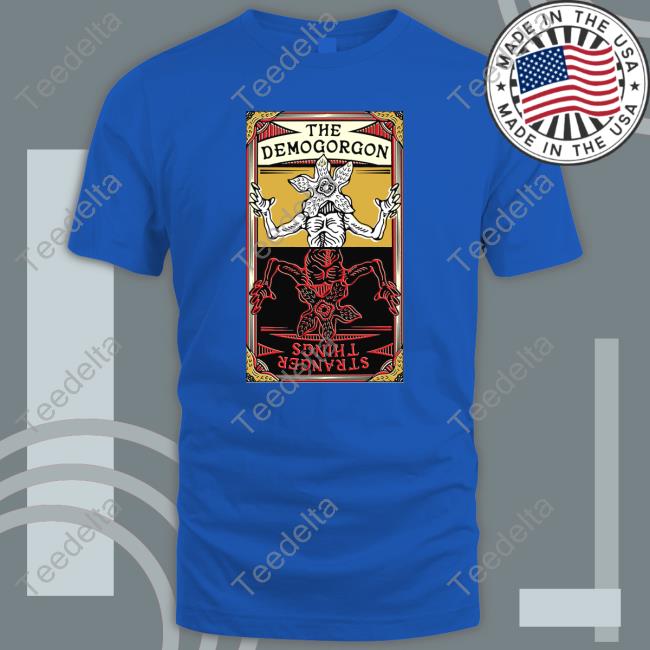 Matt Hardy Wearing Stranger Things Demogorgon Trading Card Tee Shirt