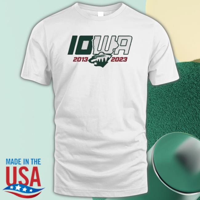 Official Iowa Wild Hockey 10 Year shirt, hoodie, tank top, sweater and long sleeve t-shirt