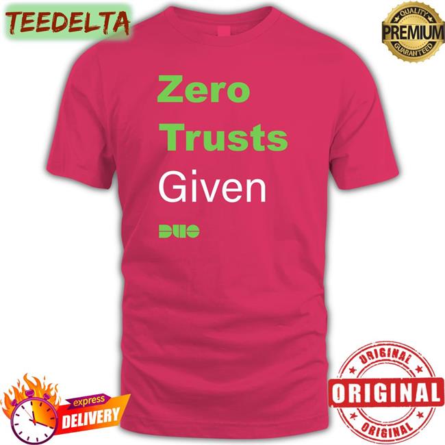Wendy Nather Zero Trusts Given Duo Security Shirt