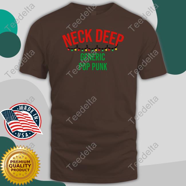 Neck Deep Merch Store Neck Deep Generic Pop Punk Christmas Sweatshirt Neckdeepuk
