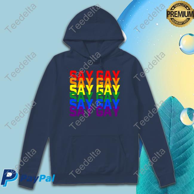Say Gay Pride Shirts Dr Jebra Faushay Say Gay Pride Long Sleeve Tee