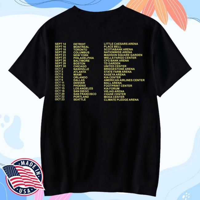 Charli Xcx Store Sweat Tour Los Angeles T-Shirt