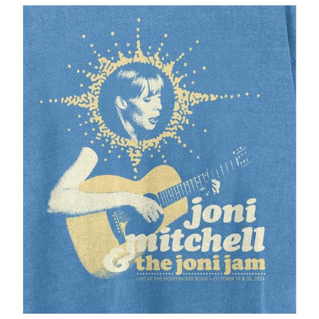 Joni Mitchell Official Store Merch Shop Halo Joni Bowl Long Sleeve T Shirt