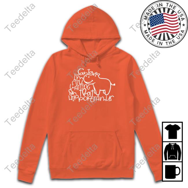 Santa I'm Still Waiting Or That Hippopotamus Sweatshirt Santa I'm Still Waiting Or That Hippopotamus Shirt