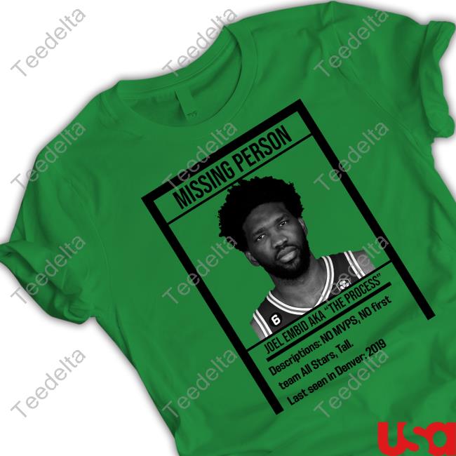 Bleacher Report Missing Person Joel Embid Aka The Process Shirt