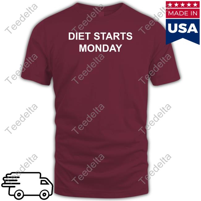 Curtis Woodhouse Diet Starts Monday Tee Shirt