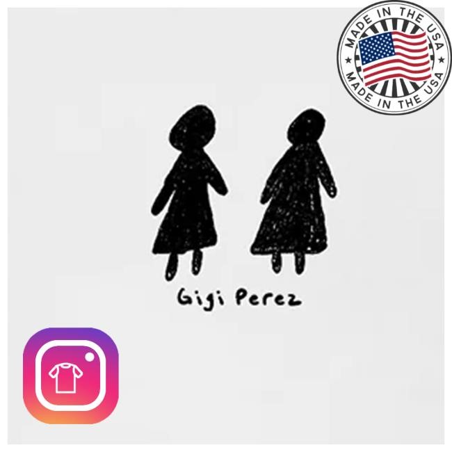 Gigi Perez Music Merch Gigi Perez Logo White Tee Shirt
