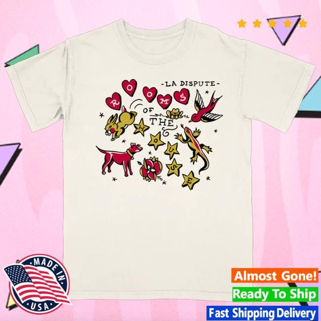 Official Hello Merch La Dispute Animals (Comfort Colors) Crewneck Sweatshirt