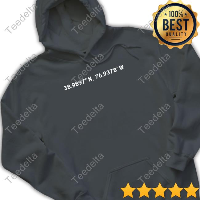 Rap Adam Sandler 38.9897C, 76.9378W Hoodie