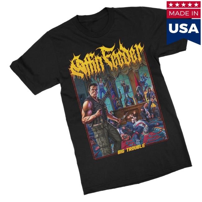 Official Indiemerchstore Merch Coffin Feeder Big Trouble Shirts
