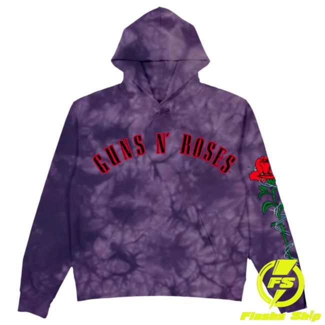 Official Gnr Merch Store Gn'r Purple Tie Dye Sweatshirts Gnrmerch
