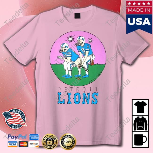 Jeffreymahannah Eat To Survive Detroit Lions Shirt