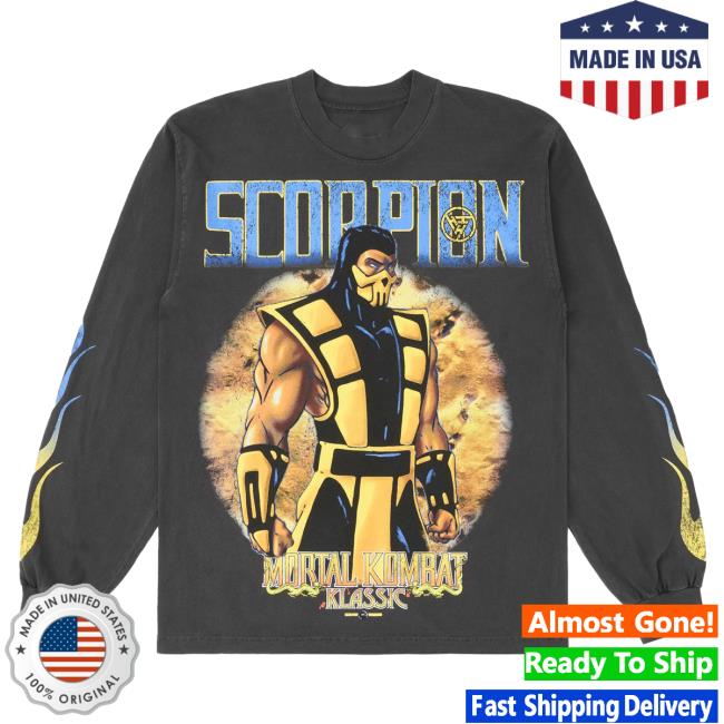 Official Hypland Clothing Merch Store Hypland Mk Scorpion Flame LS Tee (Vintage Black)