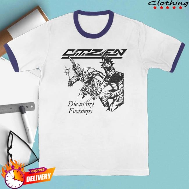 Official The Merch Collective Merch Footsteps Ringer Tee Shirt