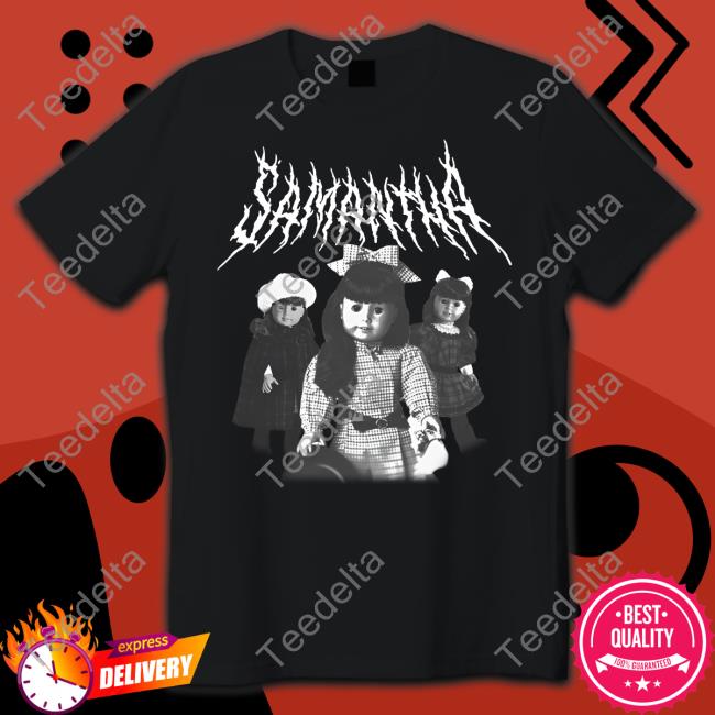 Samantha Heavy Metal Tee Shirt Dopamine Goods Merch