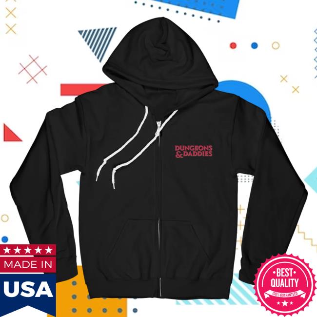 Official Dungeons And Daddies Merch Store Season 2 Full Zip Up Popover Sweatshirt Dungeonsanddaddies Shop