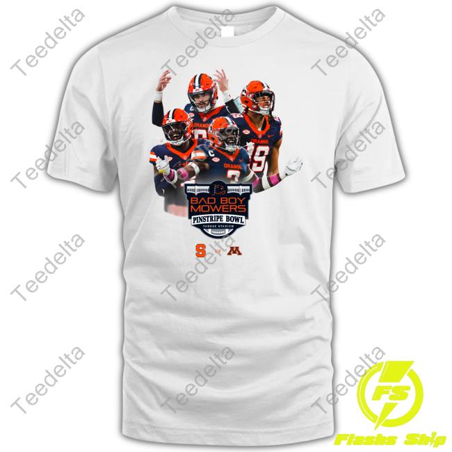 Syracuse Football Bad Boy Mowers Pinstripe Bowl Yankee Stadium Sweatshirt Minnesota Gophers