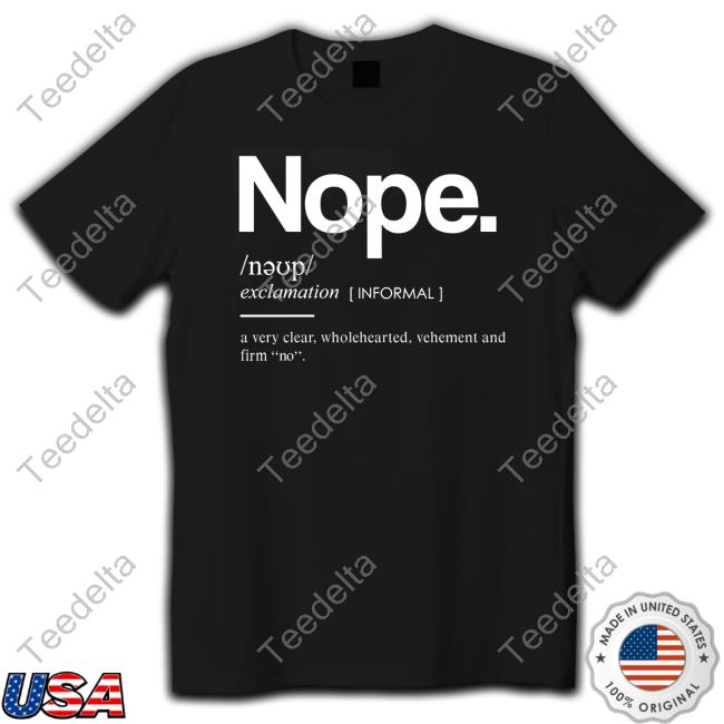 Kris Cook Nope Art Print Casual Shirt