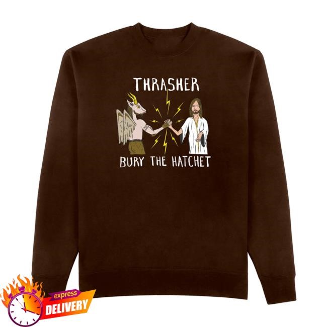 Impericon Store Thrasher X Toy Machine - B.T.H. Dark Chocolate Youth T Shirt