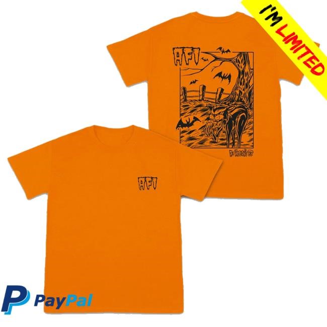 Official Afireinside Merch All Hallow's Orange Crewneck Sweatshirt Official Afireinside Merch All Hallow's Orange Shirts