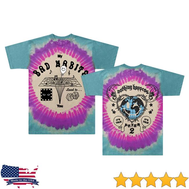 Official Ed Sheeran Store Merch Nothing After Tie Dye Shirt New EdSheeran Shop