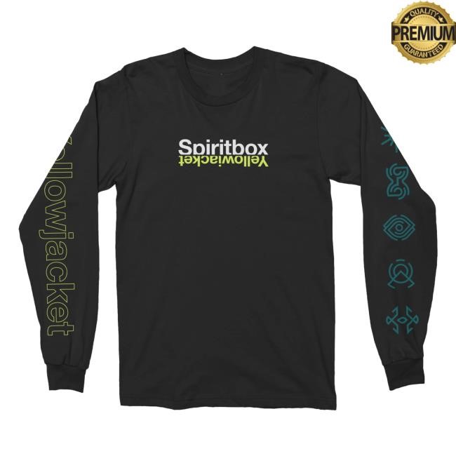 Rise Records Merch Store Yellow Jacket Black Long Sleeve Shirt