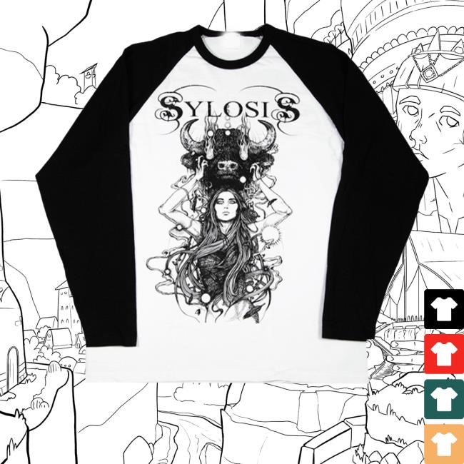Sylosis Ox Woman Raglan Long Sleeve Shirt Sylosis Merch Store Ox Woman Raglan
