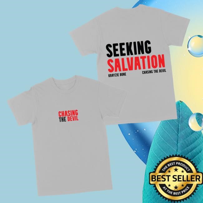 Official The Life Apparel Merch Store Seeking Salvation Vintage Grey Shirt