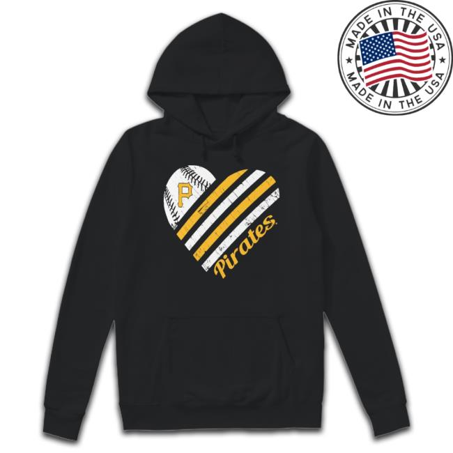 Pittsburgh Pirates G-Iii 4Her By Carl Banks White Heart Shirt