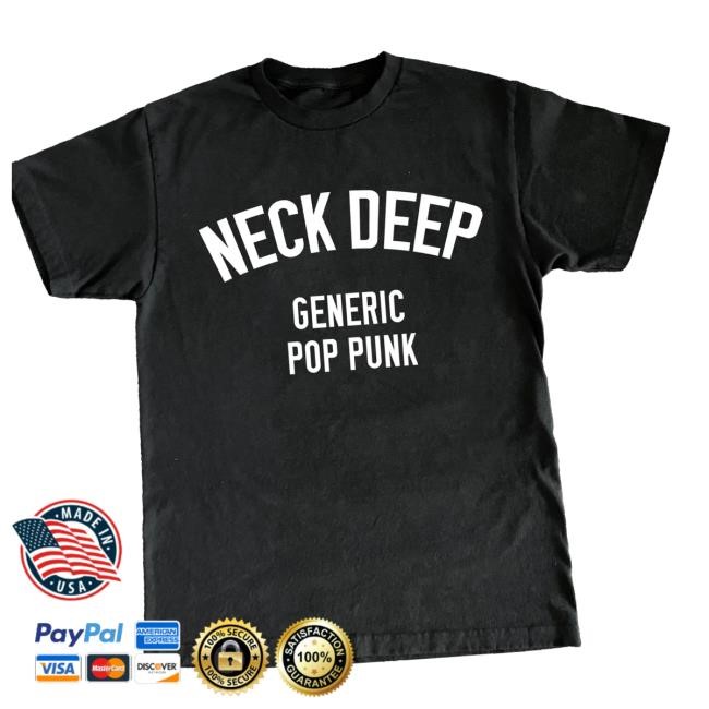 Neck Deep Store Merch Generic Pop Punk Hoodie