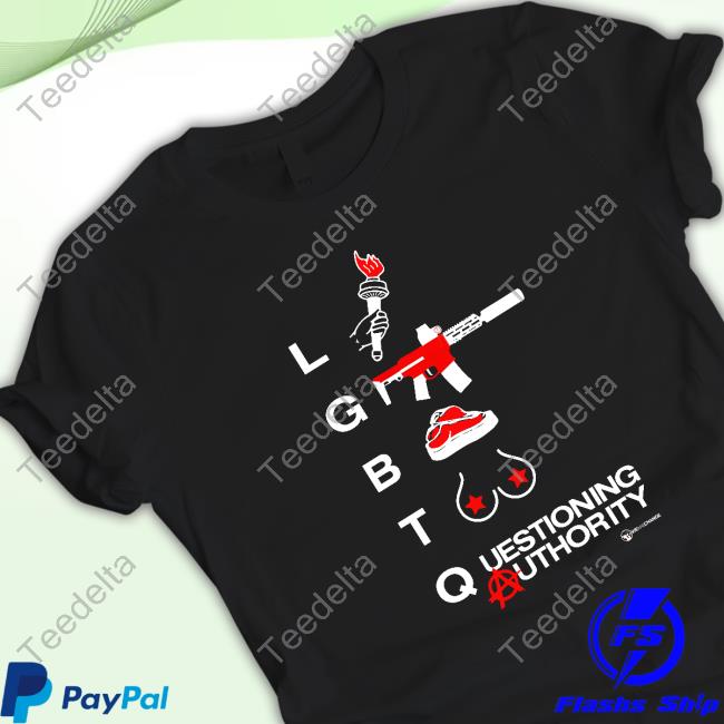 Luke Rudkowski Lgbtq Questioning Authority T-Shirt Thebestpoliticalshirts Merch