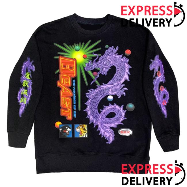 Official Oscill Clothing 3Loveplug Beast Crew neck