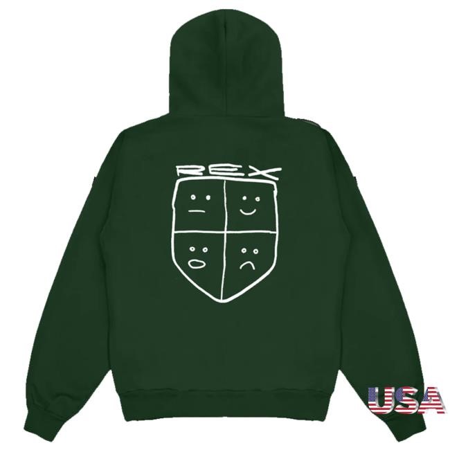 Official Rex Orange County Merch 5 Shield Long Sleeve Shirt