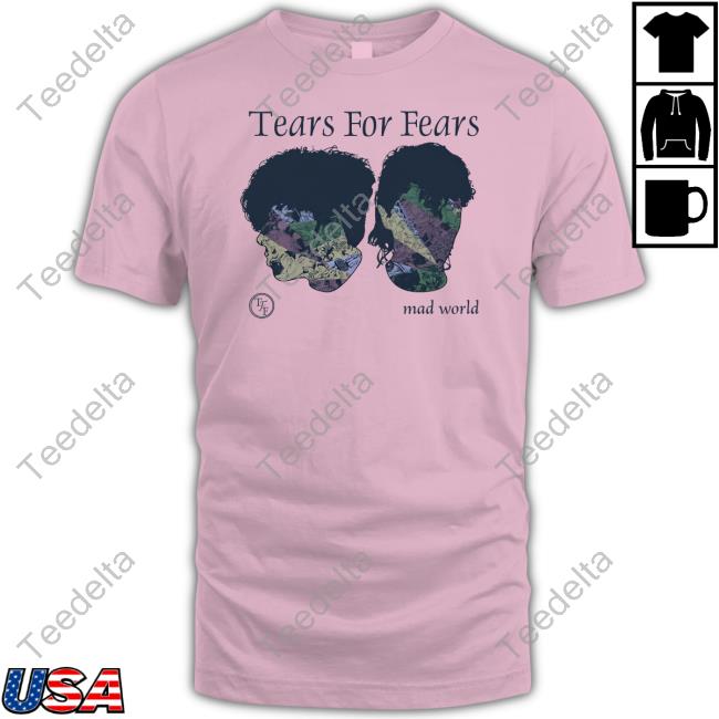 Official Tears For Fears Mad World Familiar Faces Shirts Tearsforfears Merch Mad World Familiar Faces Long Sleeve T Shirt