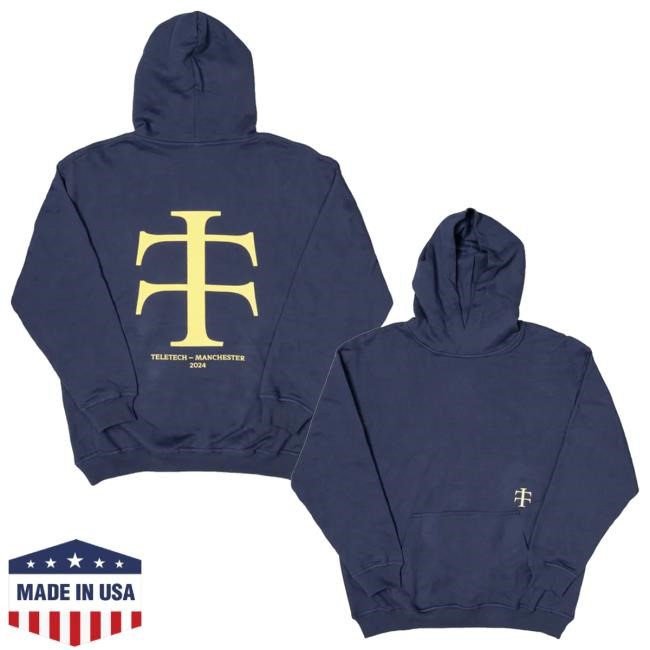 Teletech Manchester Merch Store Navy Crewneck Sweatshirt