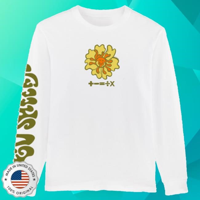 Edsheeran Flower Head Longsleeve Sweatshirt