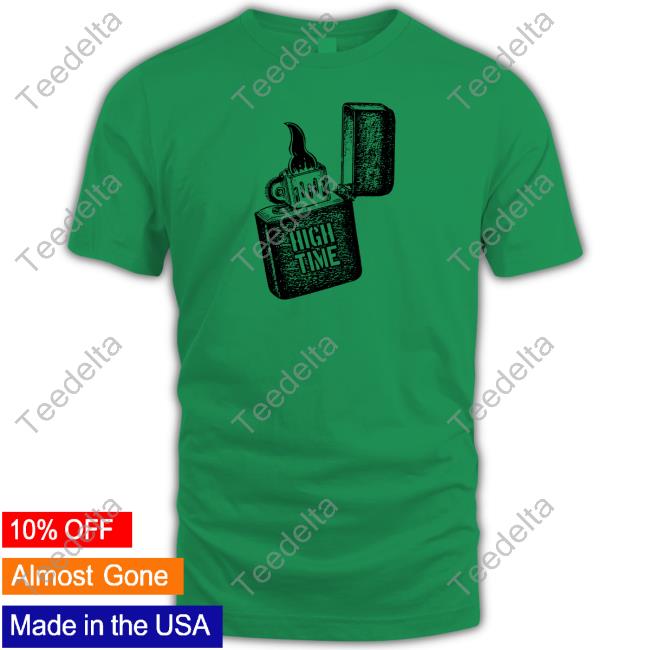 Nickelback Store High Time Ablaze Light Olive Heather Tee
