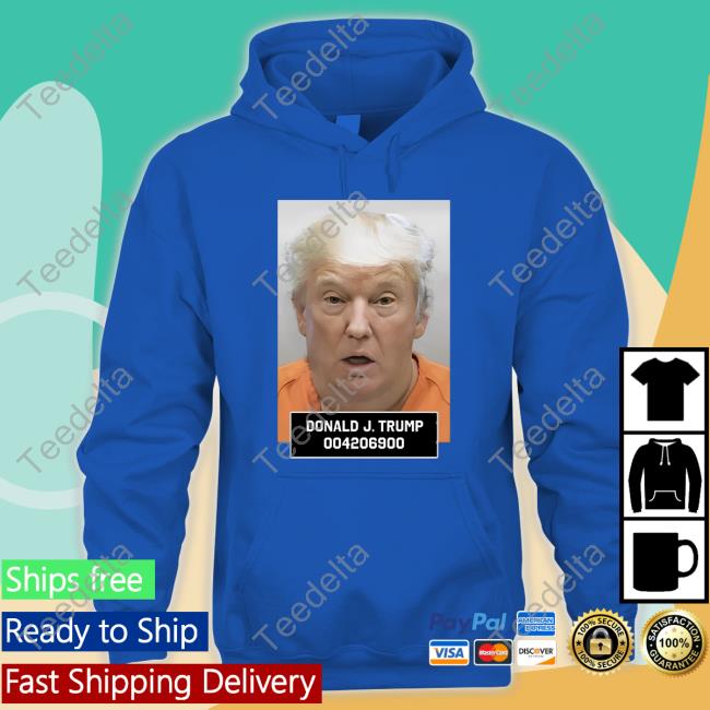 Trashcan Paul Donald J Trump 004206900 Mugshot Sweatshirt