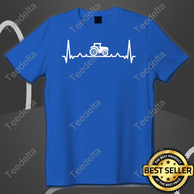Heartbeat And Tractor Long Sleeve T Shirt Agrarian Store