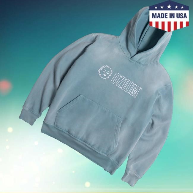 Ozium Merch Cloudhead Acid Wash Hoodie Sweatshirt