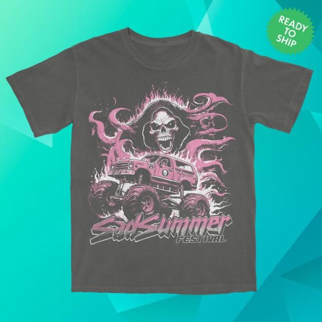 Sad Summer Merch Monster Truck Tee