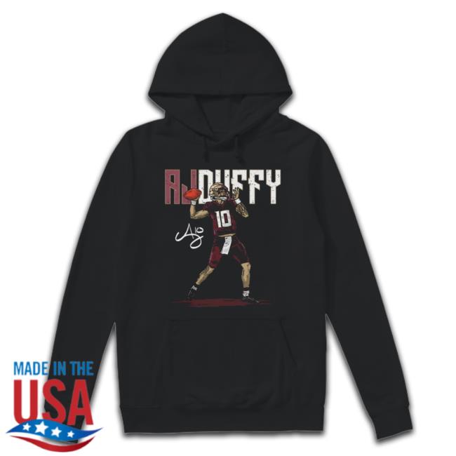 Aj Duffy College Player Signature shirt