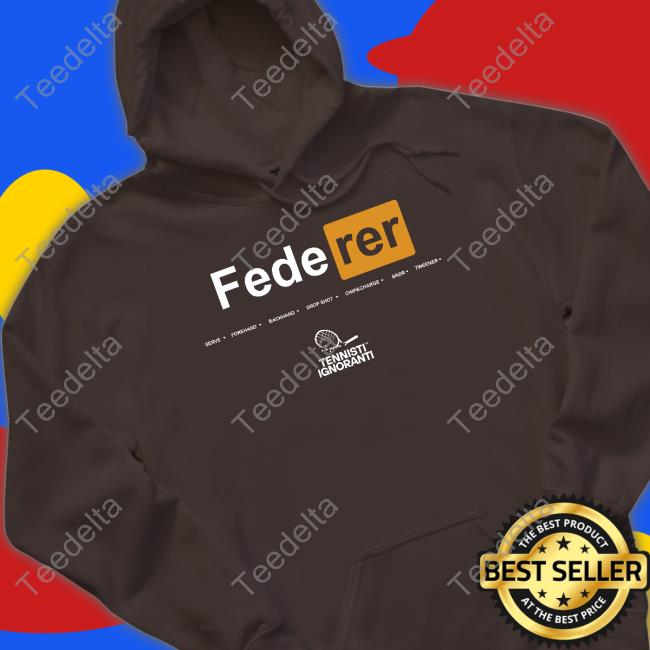 Musetti Wearing Federer Serve Forehand Backhand Drop Shot Chips Charge Sabr Tweener Hoodie