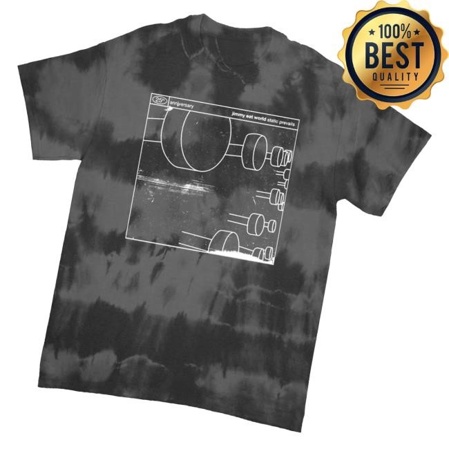 Official Jimmy Eat World Merch Static Prevails T-Shirt, Hoodie, Tank Top, Sweater And Long Sleeve T-Shirt Smoke Dyed
