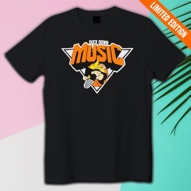 Duck Down Black And Orange Shirt