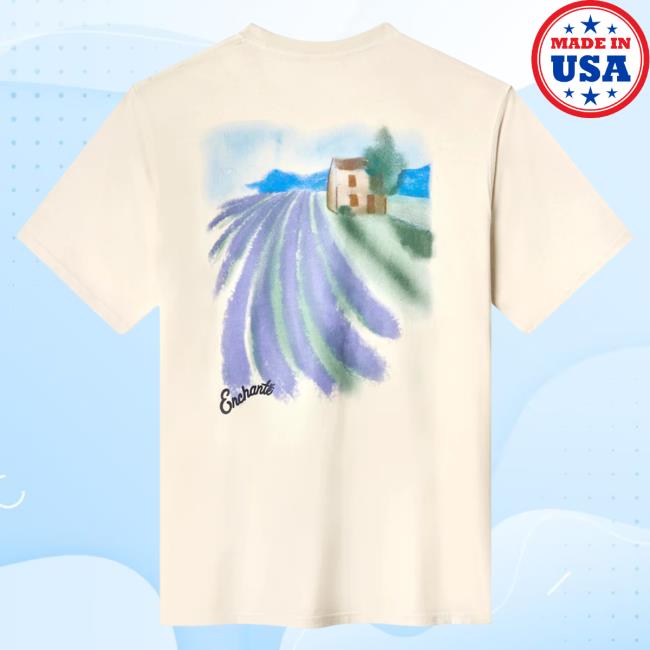 Official Daniel Ricciardo Merch Store Lavender Fields Shirt 2023 Creme DanielRicciardo Shop