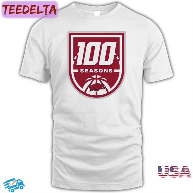 Arkansas Razorbacks Shop Men's Basketball 100 Seasons Shirt